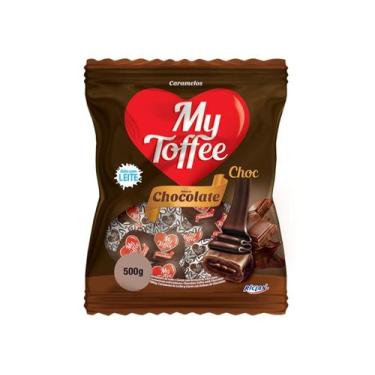 Imagem de Bala Caramelo My Toffee Chocolate Recheio Chocolate 500g