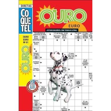 Imagem de Palavras-Cruzadas Diretas Coquetel Ouro Euro 61 - Nível Médio - EDIOUR