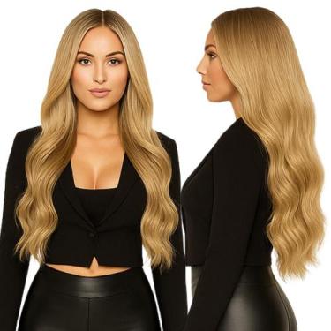 Imagem de Peruca Wig Ondulada sem Fraja Loiro Escuro 65cm - Maya Hair