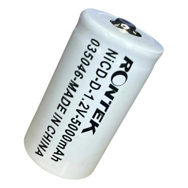 Imagem de Bateria Recarregável Tamanho D 5000Mah 1,2V Pilha Rontek