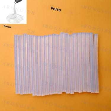 Imagem de 20 Bastões De Cola Quente De 7mm De Diâmetro E 100mm De Comprimento Pa