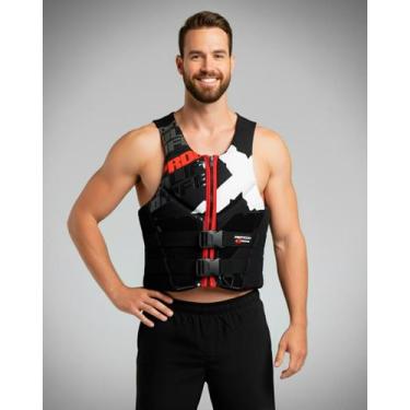 Imagem de Colete Salva Vidas Homologado Protech Extreme, Vermelho, G2 (De 85kg a