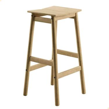 Imagem de Banqueta Alta Tramontina Bossa 75 Cm Madeira Tauari Natural 13692080