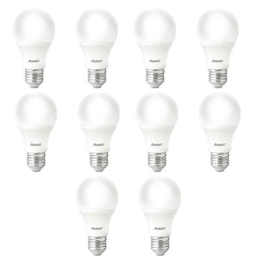 Imagem de Kit 10 Lâmpadas Pera Led Branco Frio 9w Avant Bivolt Br810-b 6500k Base E27 - Cód 335401378