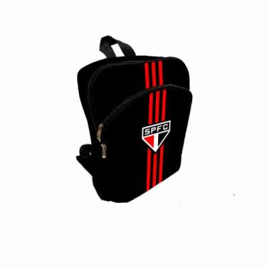 Imagem de Mochila São Paulo Futebol Clube Escolar Tamanho Infantil (Preta) - Jag