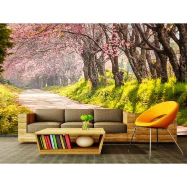 Imagem de Papel de Parede Autocolante Floresta 1x1m PVC Fosca
