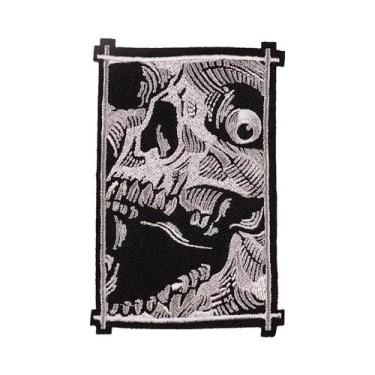 Imagem de Patch Bordado Estilo Punk Para Motocicleta, Termocolante Para Roupas, 