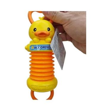 Imagem de Brinquedo Acordeão Mini Para Crianças, Instrumento Musical Portátil E 