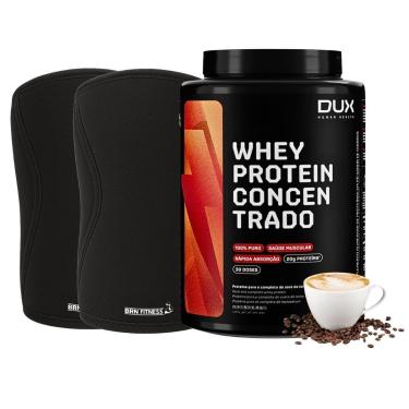 Imagem de Kit Whey Protein 900g + Joelheira Neoprene 7mm Rendimento-Unissex