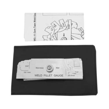 Imagem de Conjunto De Calibres Para Solda De Filete, Métrico E Em Polegadas, Fer