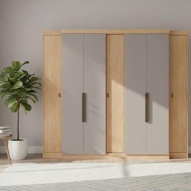 Imagem de Guarda-roupa 7 Portas 4 Gavetas 100% MDF 266,6cm X 230cm Supremo - THB