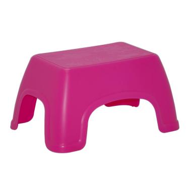 Imagem de Banco Infantil Tramontina Catty em Polipropileno Rosa