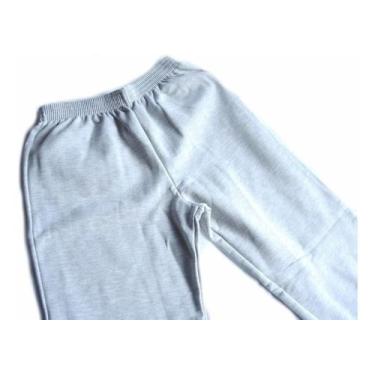 Imagem de Calca De Moletom Flanelado Malwee Masculina Com Punho 6670, Cinza, Cla