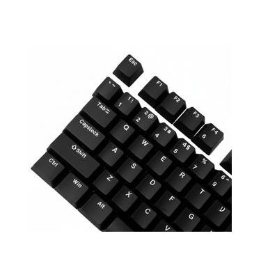 Imagem de Kit Keycaps ABS Double Shot - Preto