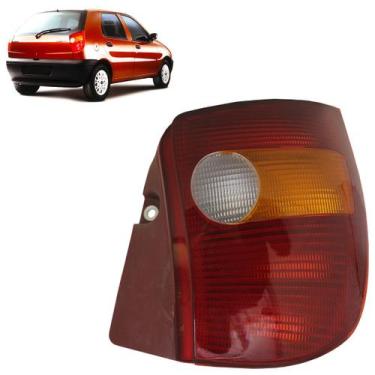Imagem de Lanterna Traseira Palio 1996 A 2000 Tricolor - Fiat, Direito, Rubi, Cr