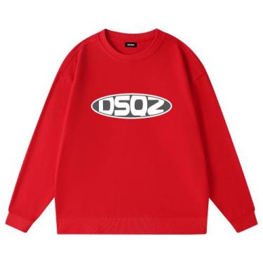 Imagem de Camisolas masculinas DSQ, pulôveres quentes, gola redonda, suéteres lo