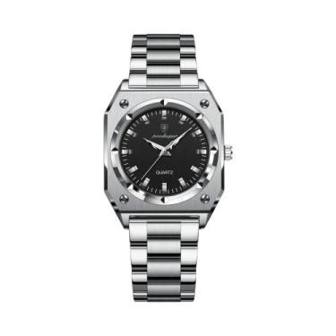 Imagem de Relógio De Pulso Feminino À Prova d'Água Luminosa Em Aço Inoxidável Qu