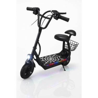 Imagem de Patinete Elétrico Infantil Homem Aranha 250W 18km 3 Velocidades Suport