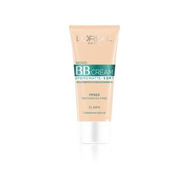 Imagem de Base BB Cream Loreal Oily Skin Clara FPS50 30ml, Clara, 30g