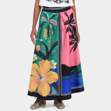 Imagem de Saia Farm Oasis Lenço-Feminino