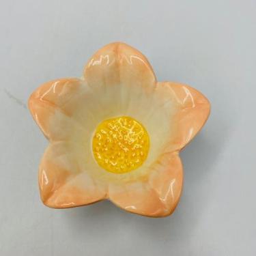 Imagem de Petisqueira Flor Cerâmica Laranja 5,2x10,5x10cm - ROJEMAC