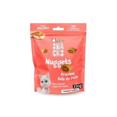 Imagem de QUATREE SNACKS NUGGETS GATO BOLA DE PELO SALMAO 150g