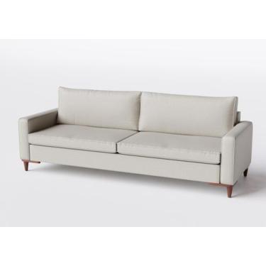Imagem de Sofá 3 Lugares Living Fixo Viena 2,40m em Chenille - Home Mobily, Bege