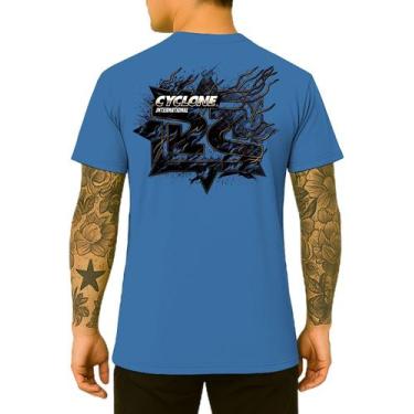Imagem de Camisa Cyclone Blackout Metal, Azul infinity, 3G