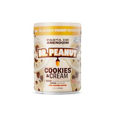 Imagem de DR. Peanut Pasta de Amendoim Cookies and Cream 250G - Com Whey Protein