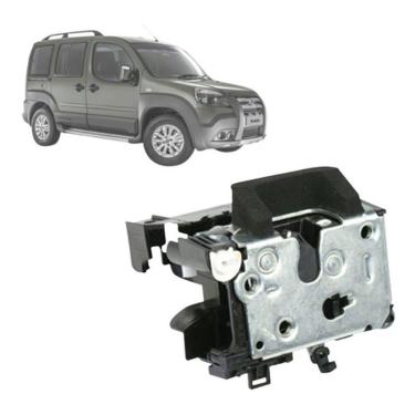 Imagem de Fechadura de Porta Lateral Corrediça Modelo F103 para Fiat Doblo Após 2002 pré-disposta para Elétrica sem Trava