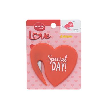 Imagem de Estilete Molin do Brasil Special Day com Lâmina Retrátil Ergonômica Leve Material Plást...