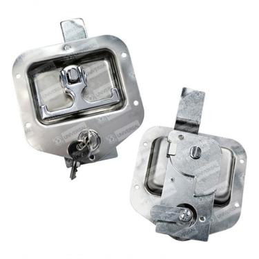 Imagem de Fechadura para Porta de Bagageiro e Baú Modelo F103 para Ambulância Caminhão Motorhome...