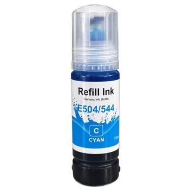 Imagem de Refil de Tinta Ciano CI T504 544 70ml Compatível para L4160 L6161 L617