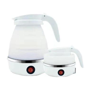 Imagem de Jarra Chaleira Elétrica De Silicone Dobrável 600ml Portátil 110v - Ele