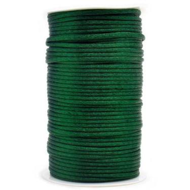 Imagem de Cordão de Cetim Rabo de Rato 4mm 100 Metros - artePunto, VERDE ESCURO