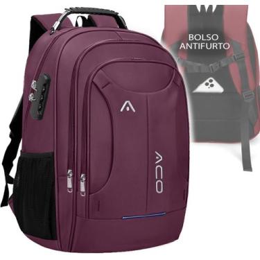 Imagem de Mochila Bolsa Masculina Feminina Notebook Anti Furto Resistente A Agua
