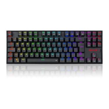 Imagem de Teclado Sem Fio Mecânico Gamer Redragon Kumara Pro, RGB, Wireless e Bl
