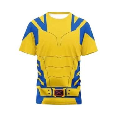 Imagem de Camiseta De Verão Masculina Y2K Deadpool Wolverine 3, Manga Curta, Top