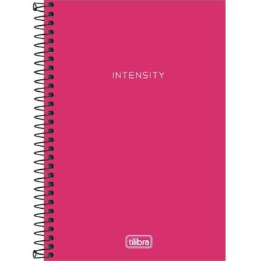Imagem de Caderno Espiral 1/4 Neon Sem Pauta Capa Plástica Pink 80fls Tilibra
