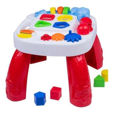 Imagem de Brinquedo Mesa Interativa Didática Vermelha Cotiplás 2390