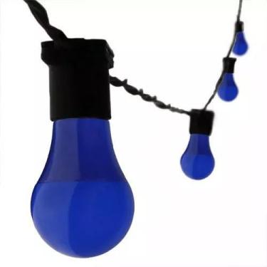 Imagem de 5 Metros Varal Luzes Festão E27 Com Lâmpadas Led 7w Colorida - Bela Ho