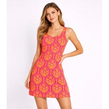 Imagem de Vestido Feminino em Viscotorcion Infinita Cor Rosa, P, Rosa