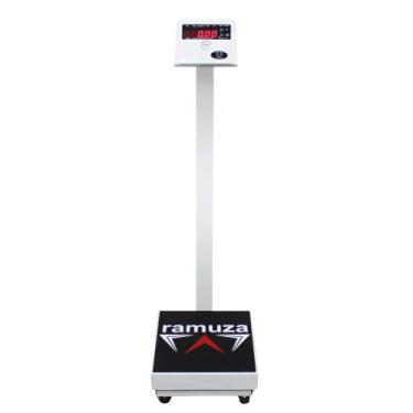 Imagem de Balança digital farmácia 200Kg x 50g display de LED 35x35 cm - 4038 (1