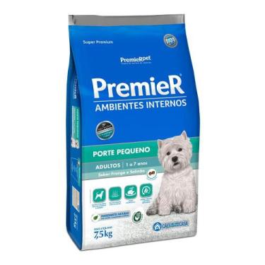 Imagem de Ração Premier Ambi Interno Cão Raça Peq Frango/Salmão 7,5Kg