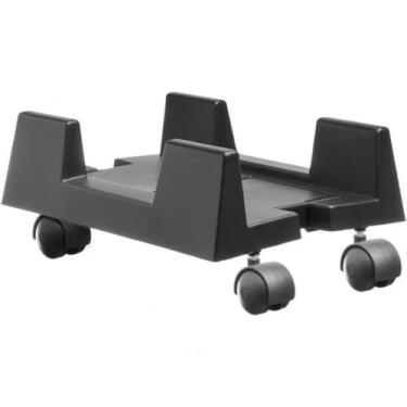 Imagem de Suporte Para Cpu Ajustável Com Rodízios - Preto - arcaprit