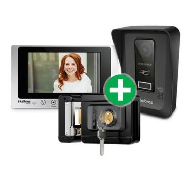 Imagem de Interfone Video Porteiro Wifi Wireless Via App Intelbras Allo Wt7 Lite