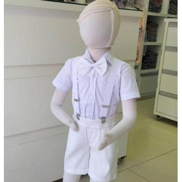Imagem de Kit suspensorio gravata - SYLVAZ, Branco