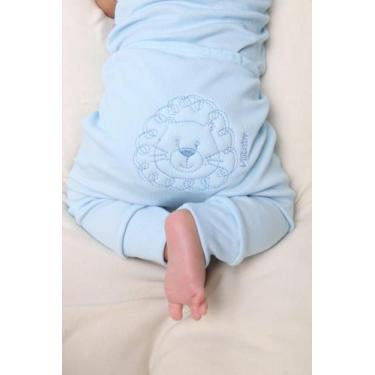 Imagem de Calça Mijão Bebê Infantil Masculino Tecido Algodão Canelado - PiliBaby