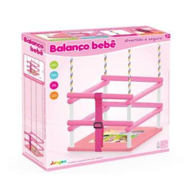 Imagem de Balanco De Bebe De Madeira Rosa Junges 325