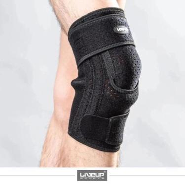 Imagem de LIVEUP - Joelheira Ajustável Órtese Compressão Joelho Neoprene Liveup